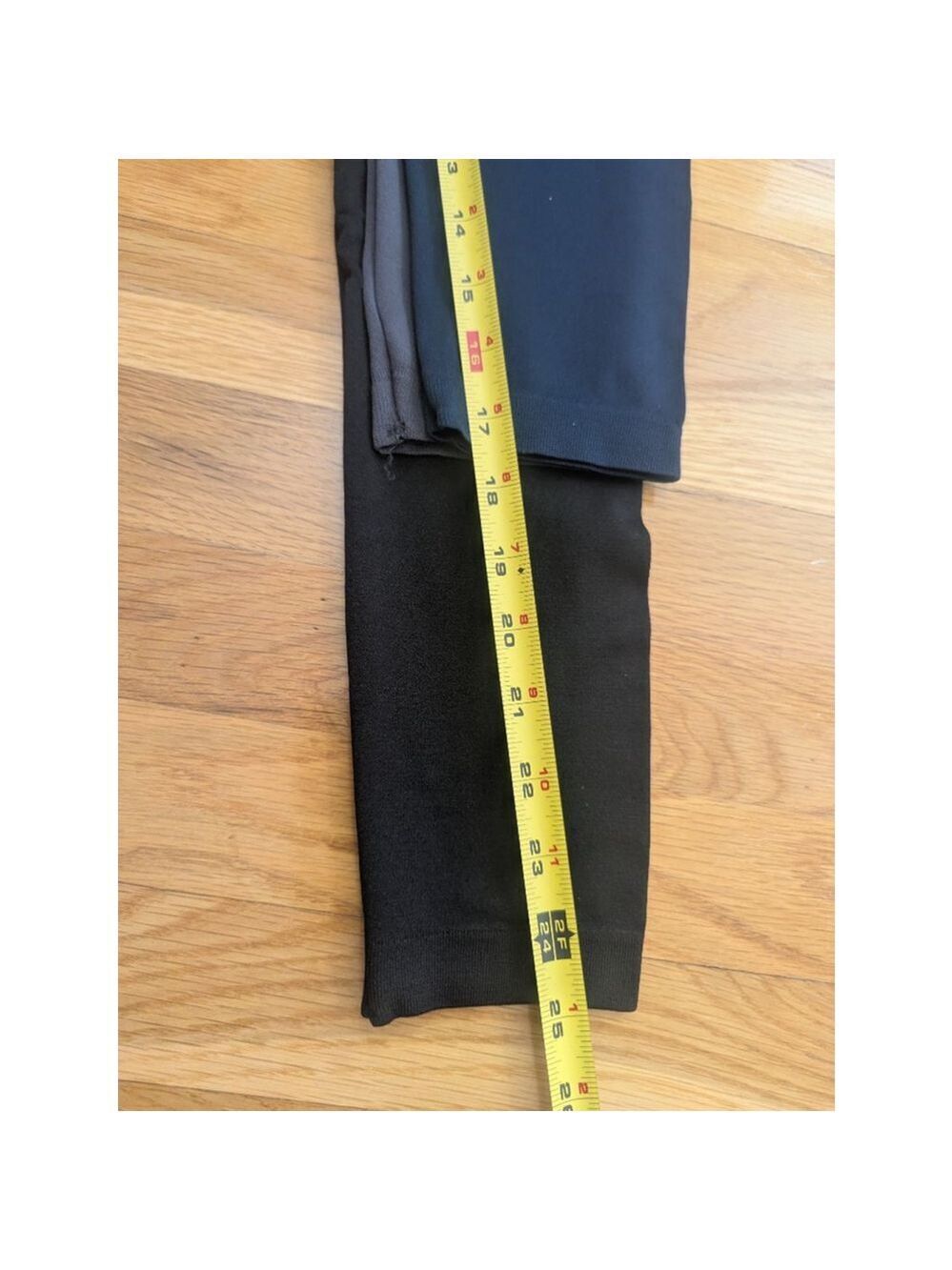 Sofra Leggings Black Gray Navy Free Size Set of 3 - Picture 8 of 8